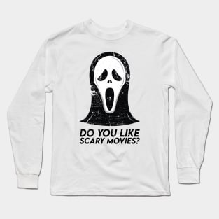 Ghostface "Do You Like Scary Movies?" - Scream Long Sleeve T-Shirt